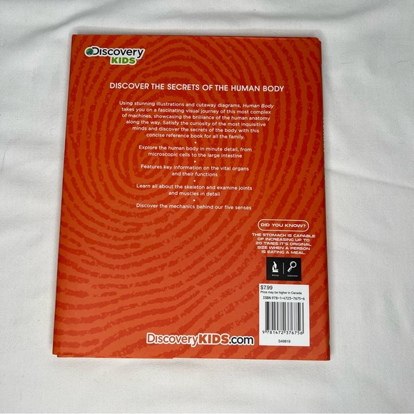 Discovery Kids Human Body See How the Body Works From Head To Toe Book Anatomy - Picture 3 of 4